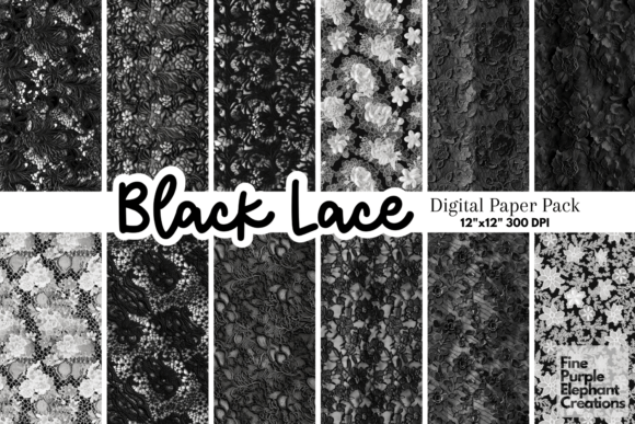 Black Gothic Lace Monochrome Texture: A Guide to Dark Elegance in Design