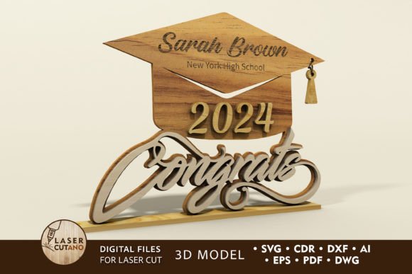 Congratulations Graduation Gift: Creative Laser Cut Designs for a Memorable Celebration