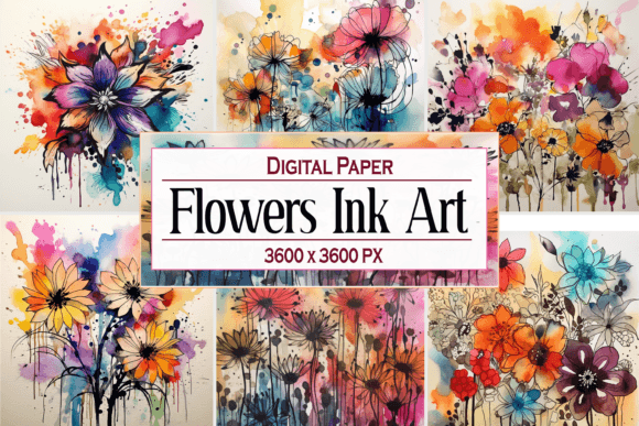 Enhancing Your Online Presence with Flowers Ink Art Backgrounds