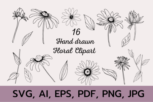 FLORAL CLIPART SVG BUNDLE: A Versatile Resource for Creative Projects