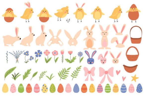 Vector Easter Set: A Versatile Tool for Creative Easter Designs