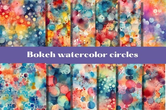 Watercolor Bokeh Circles: Strategic Use for Creative and Professional Projects
